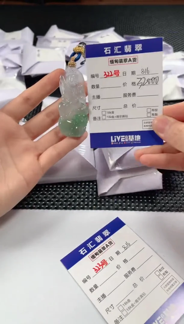 翡翠未镶嵌颈饰1