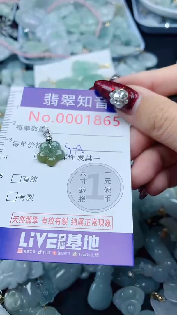 吊坠(不含链)未镶嵌翡翠1865