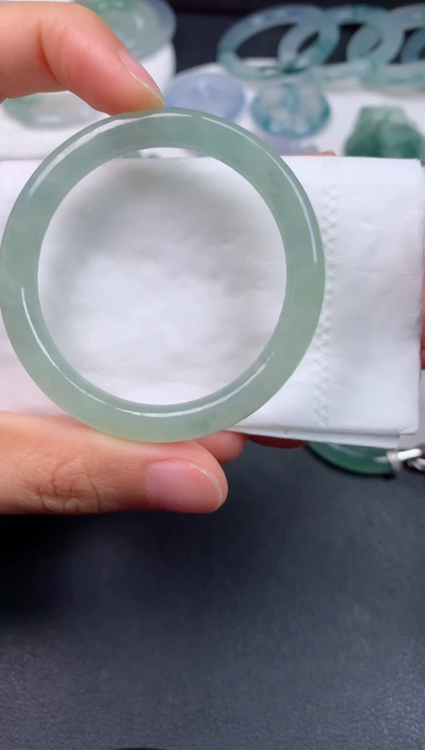 未镶嵌定制翡翠0752255945（44*5.5*6.7）