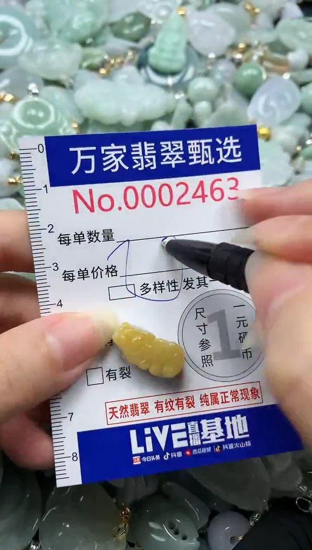 吊坠(不含链)未镶嵌翡翠2463