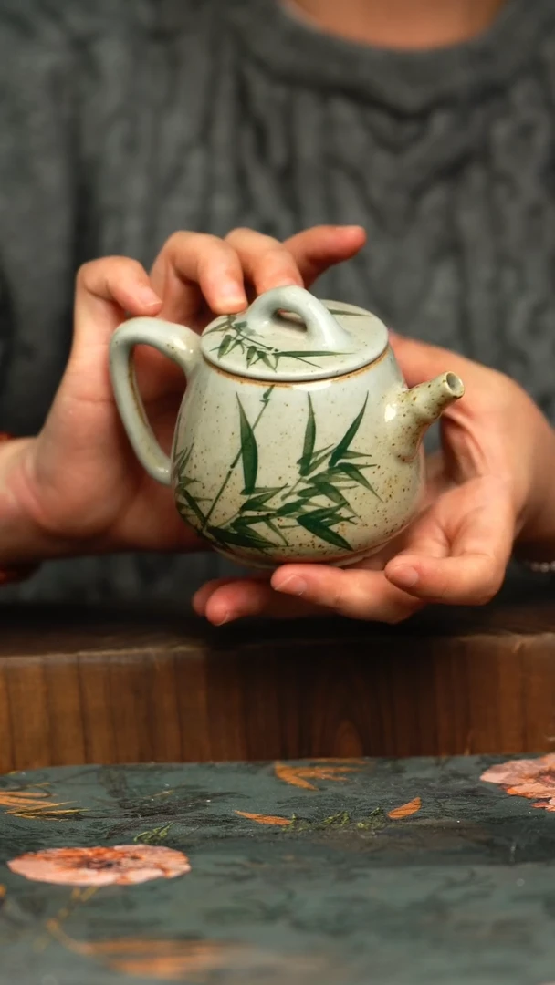 杯釉下彩手工手绘同款陶器