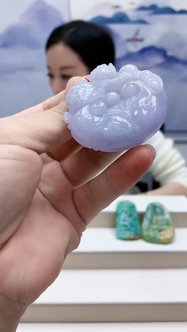 未镶嵌定制翡翠4852bb-毛货挂件29