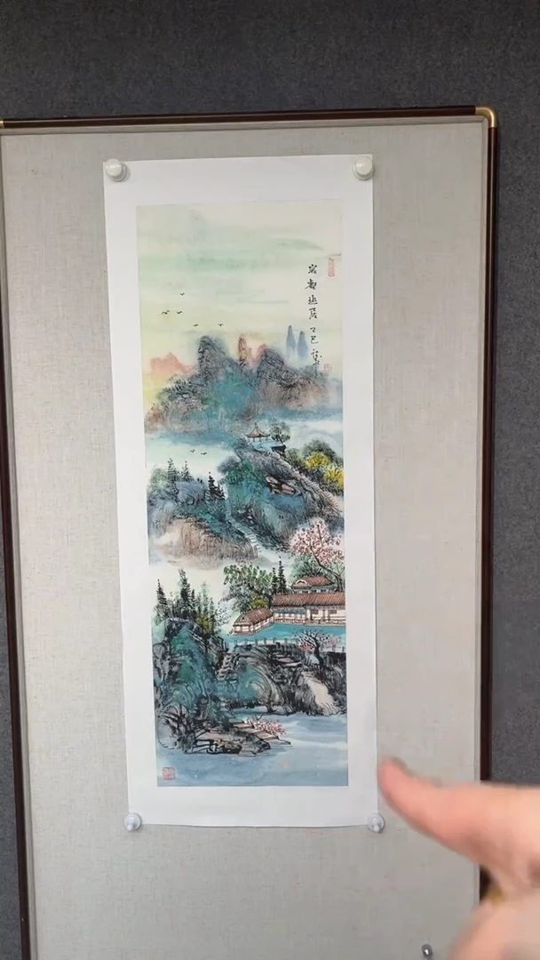 国画黄德中老师100*35