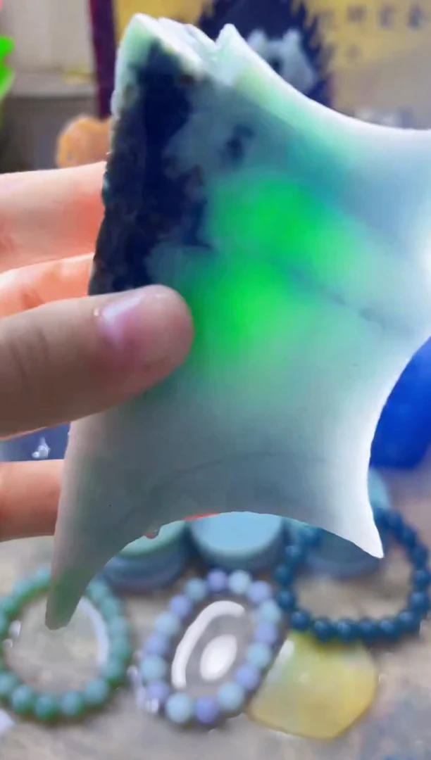 未镶嵌挂件翡翠A货小璀4789