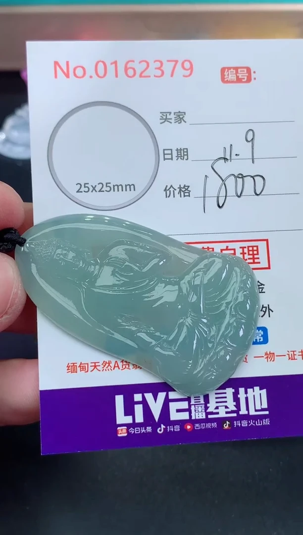 颈饰未镶嵌翡翠龙*天然缅甸A货翡翠