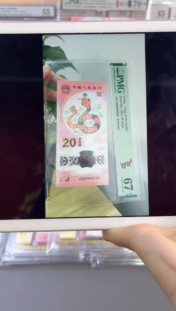 塑料蛇钞龙珠67分J006999296