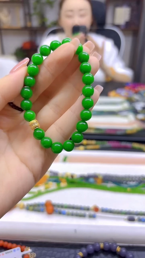 未镶嵌手链翡翠DIY款S489