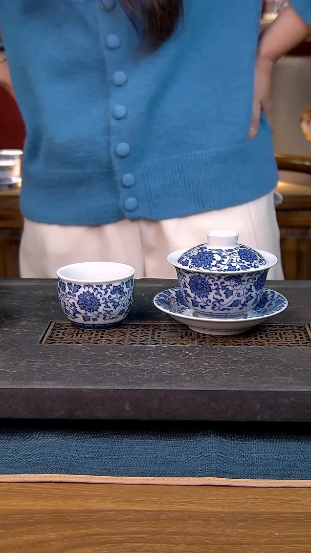 简装家用款2件套 白瓷陶瓷茶具