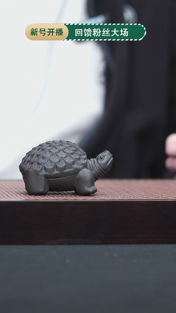 茶壶紫砂2 石黄茶宠金钱龟