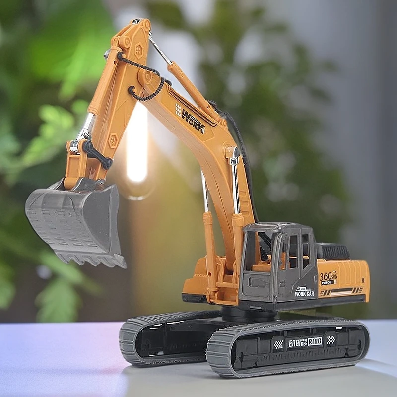 大号合金挖掘机玩具车男孩挖土机模型汽车礼物工程