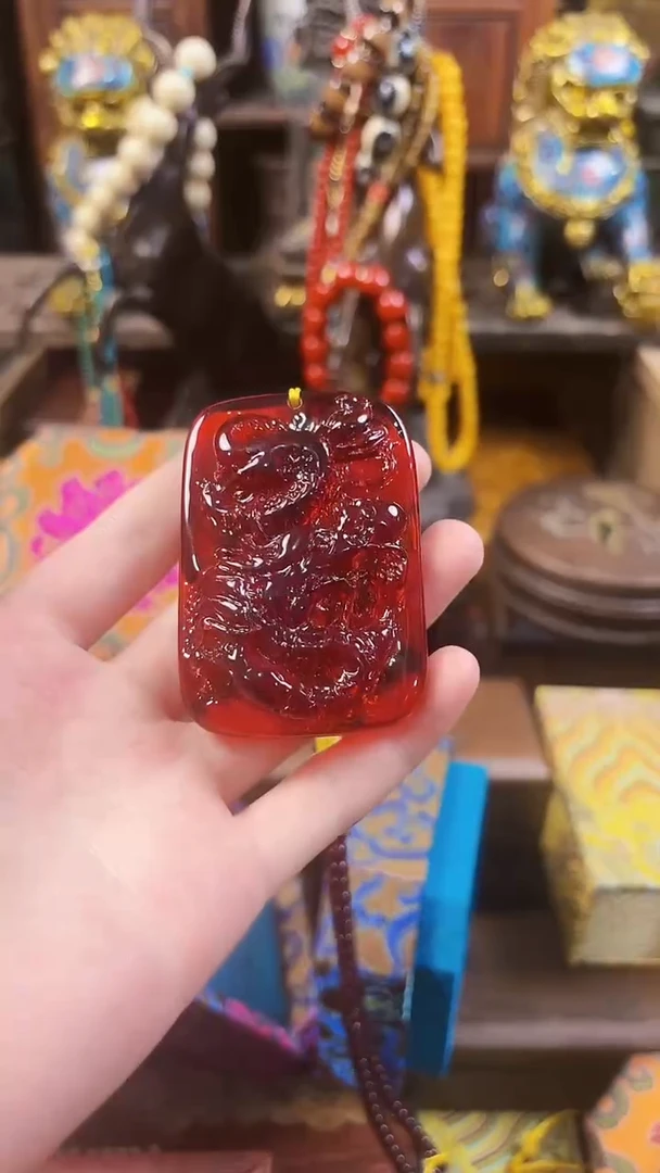 未镶嵌血珀耳饰乘核百货精选1111