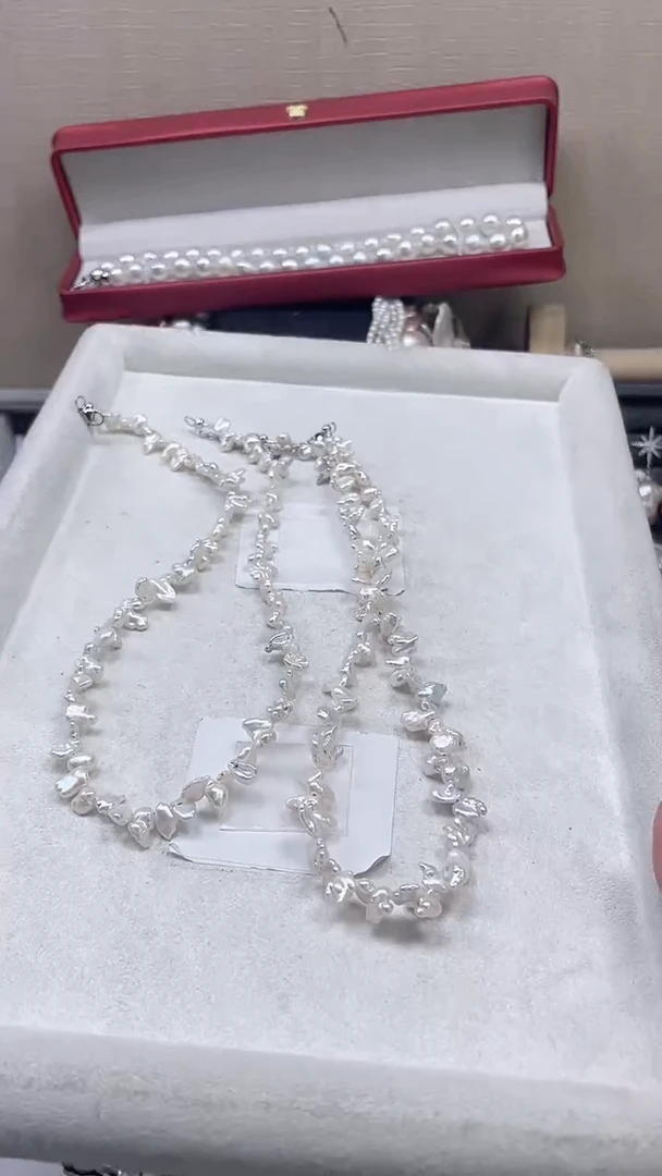 未镶嵌项链淡水珍珠【纯恬饰品】（多样性发货发一）