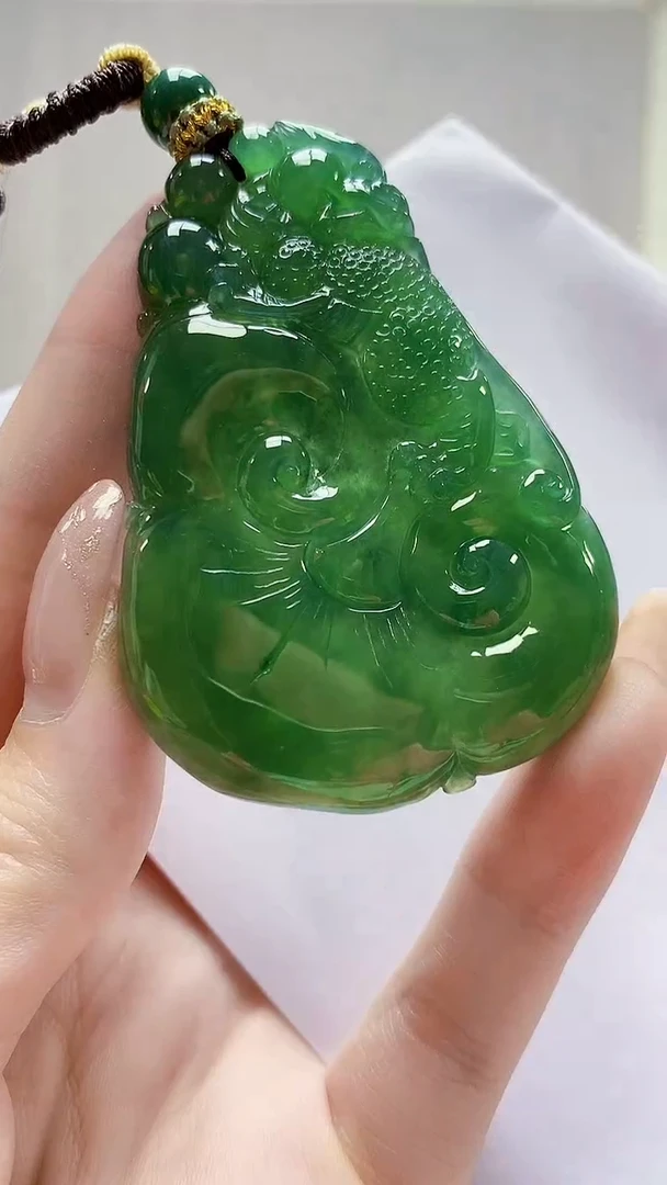 未镶嵌定制翡翠4898jw-毛货挂件174