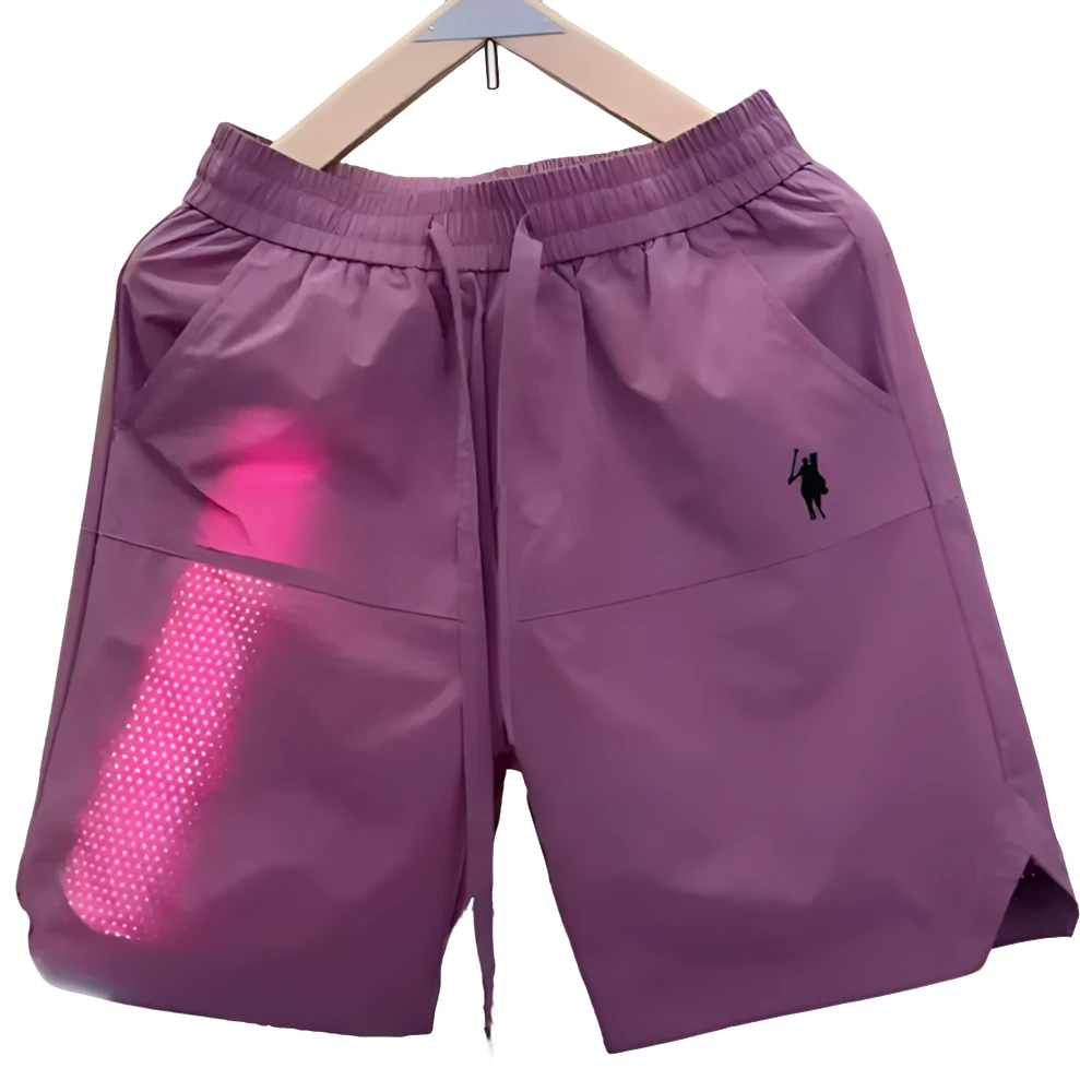 【实体品质】夏季新款百搭薄款激光打孔休闲五分裤速干短裤6666