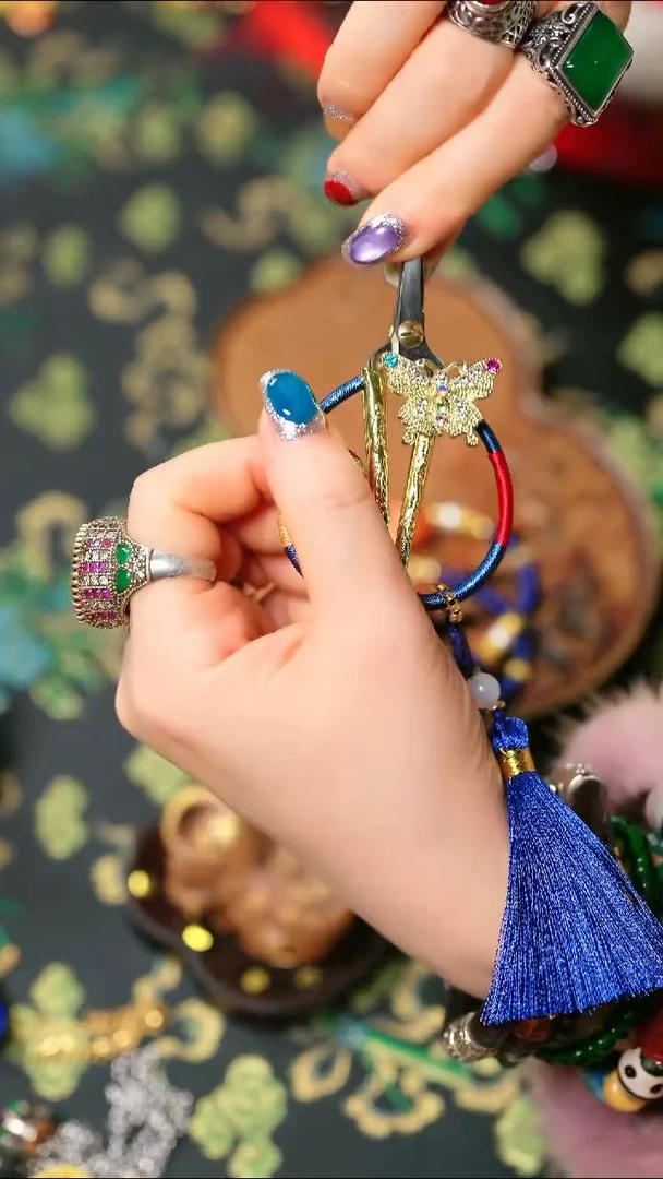 龙福福蝶小茶剪刀紫 剪刀