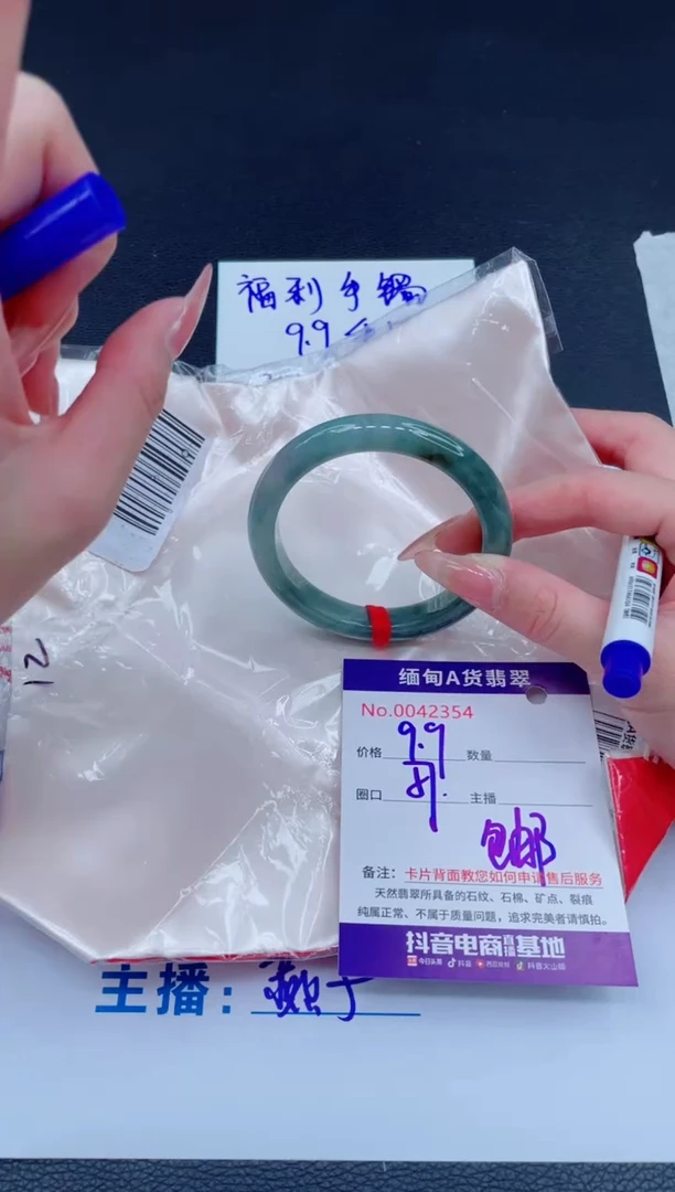 未镶嵌手镯翡翠9.9