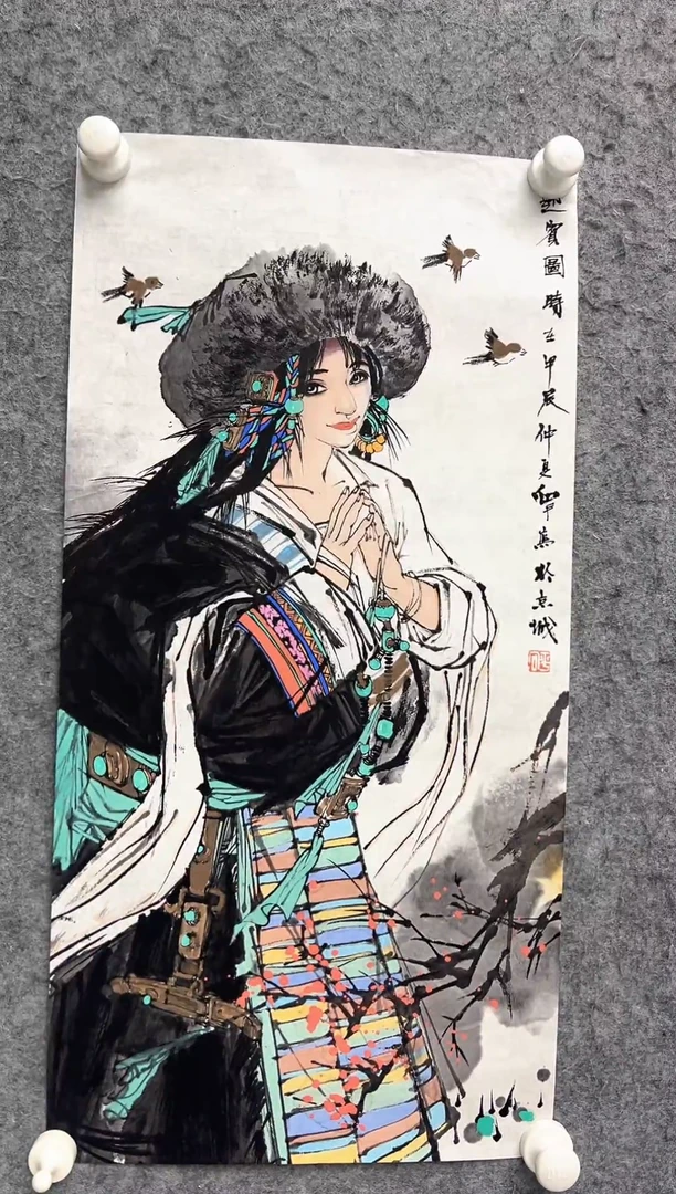 国画刘向平-2平尺-国画