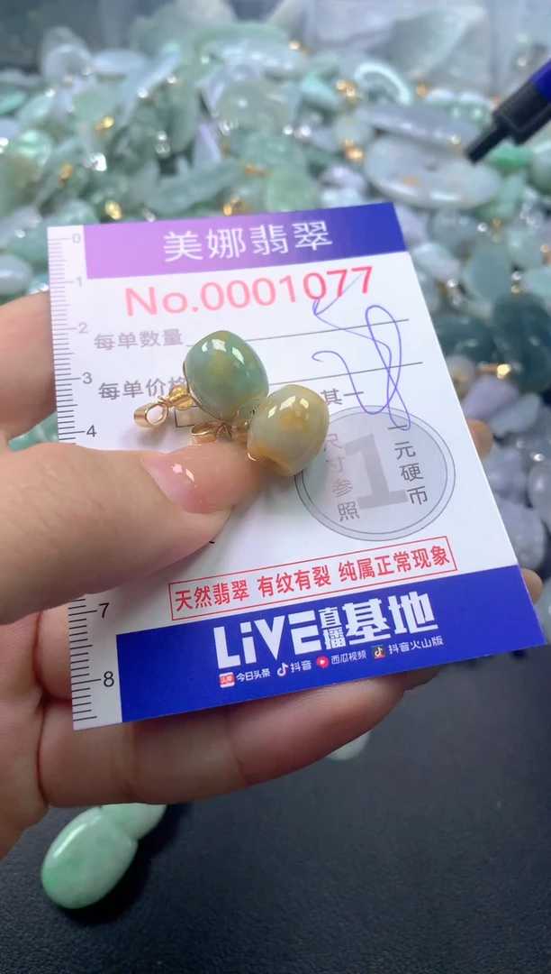 颈饰未镶嵌翡翠1077