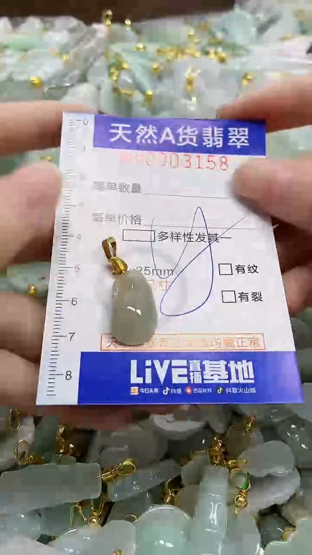 颈饰未镶嵌翡翠天然A货翡翠