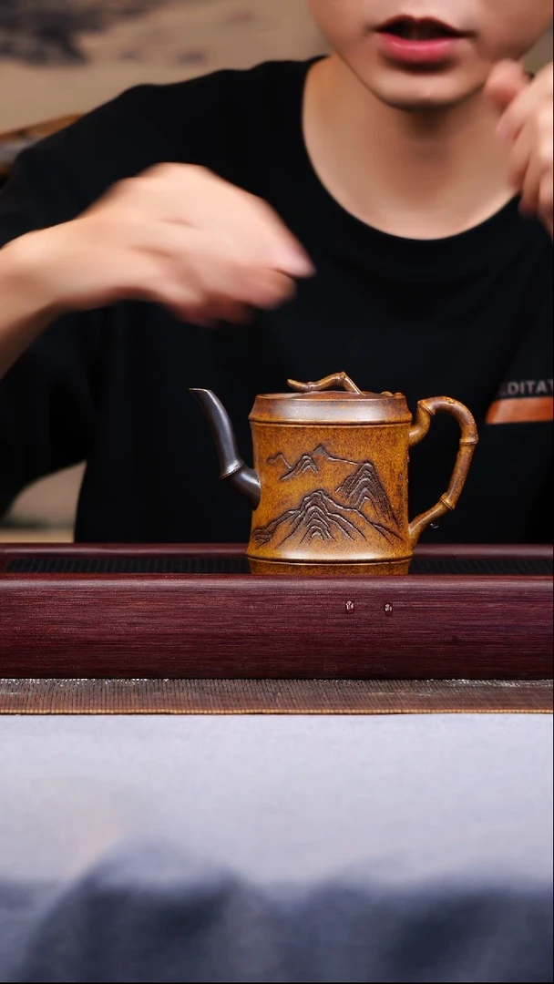 茶壶紫砂宜兴原矿紫砂作品