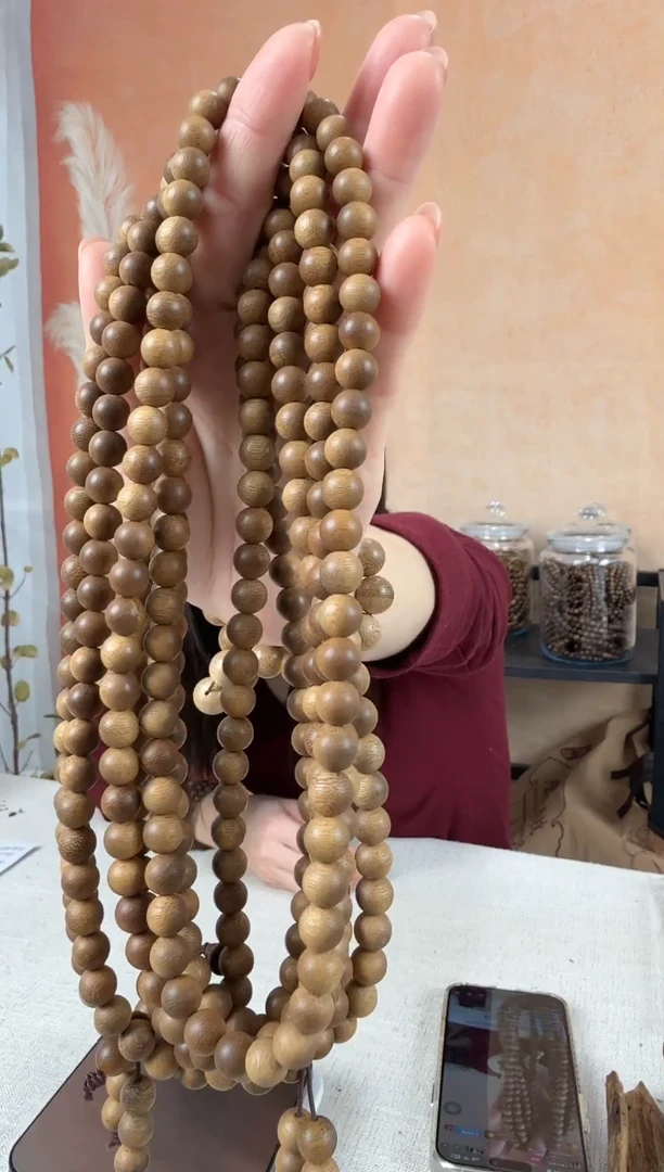 沉香沉香碎屑16沉香黄棋沉水浮圆珠多圈卡8多样性发其一