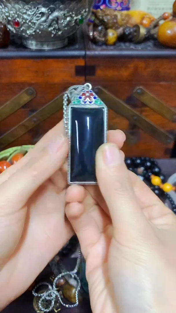 【闪购商品】蓝珀颈饰未镶嵌主播推荐主播推荐