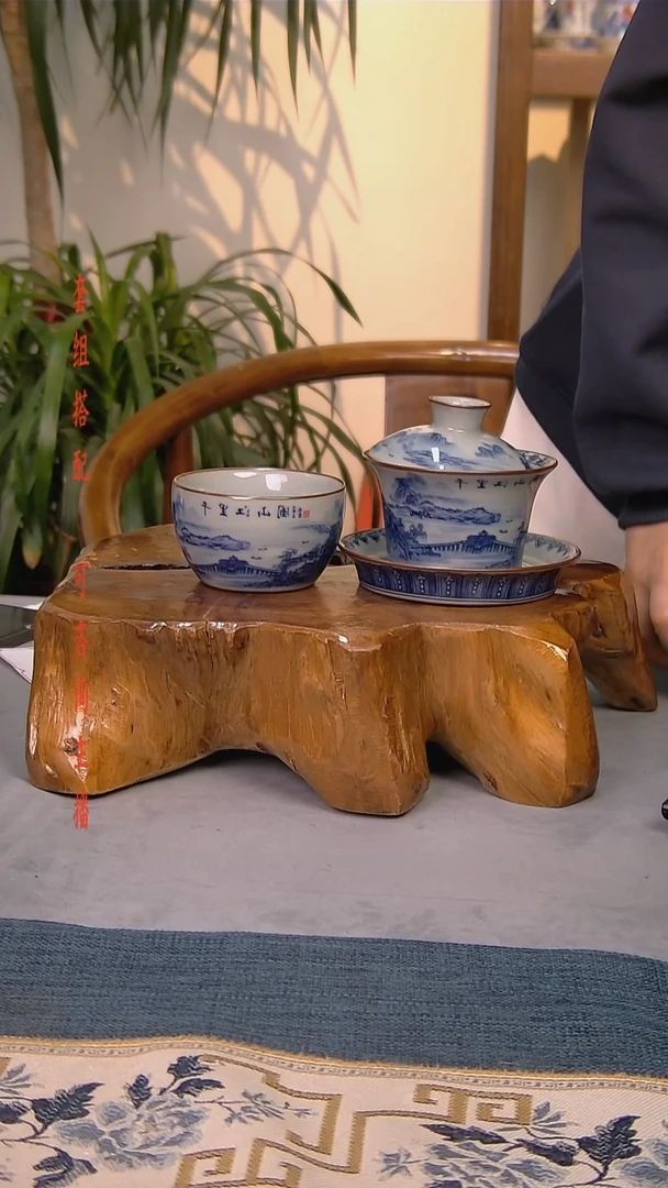 简装家用款2件套 老陶泥开片纹陶瓷茶具
