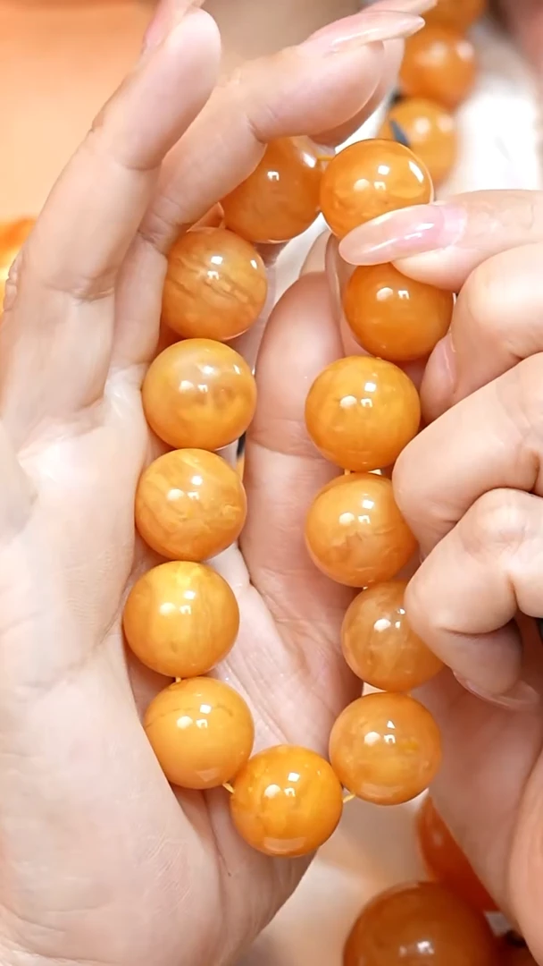 蜜蜡颈饰未镶嵌7847天然蜜蜡珠宝奇石云端妖孽全部保真