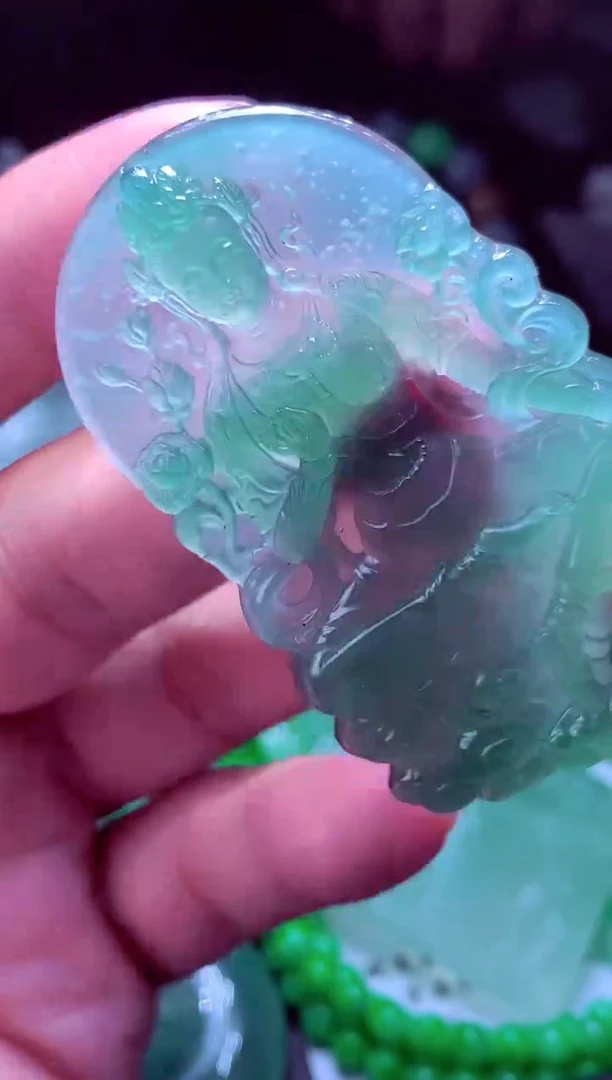 未镶嵌定制翡翠刘*#翡翠毛货定制