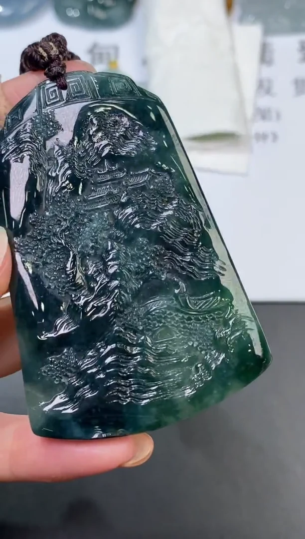 未镶嵌挂件翡翠371245    多人