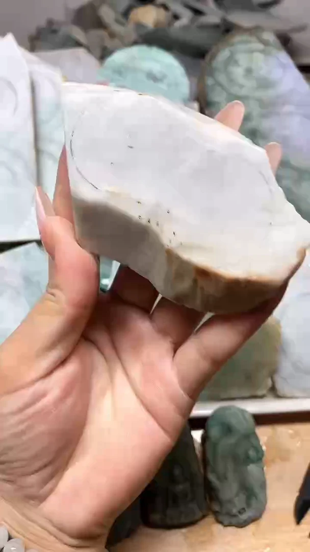 裸石翡翠天然缅甸翡翠A货76