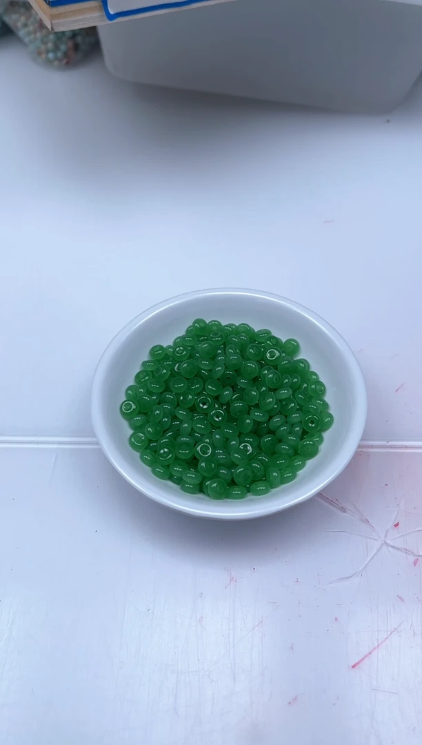 玛瑙/玉髓散珠未镶嵌E51 碧 玉算盘3*6mm50颗9.9元