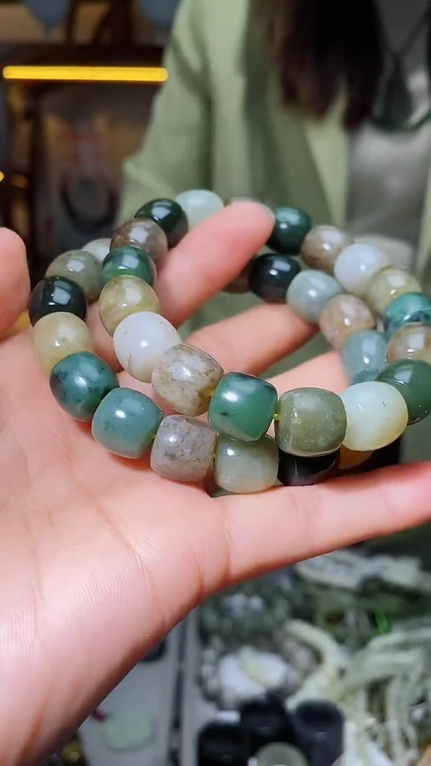 【闪购商品】和田玉手串未镶嵌卡12多样性发货 拍一发一 