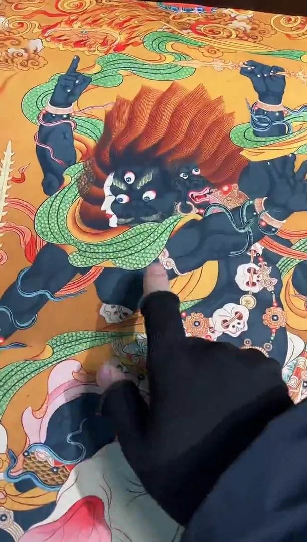 卷轴画天天的唐卡tk160