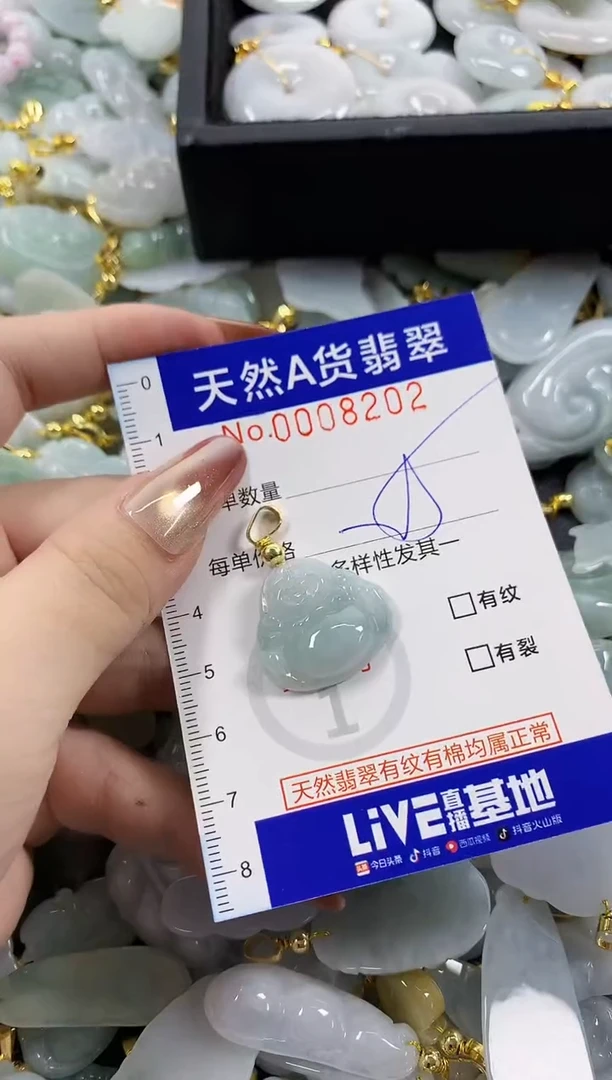 颈饰未镶嵌翡翠天然A货翡翠