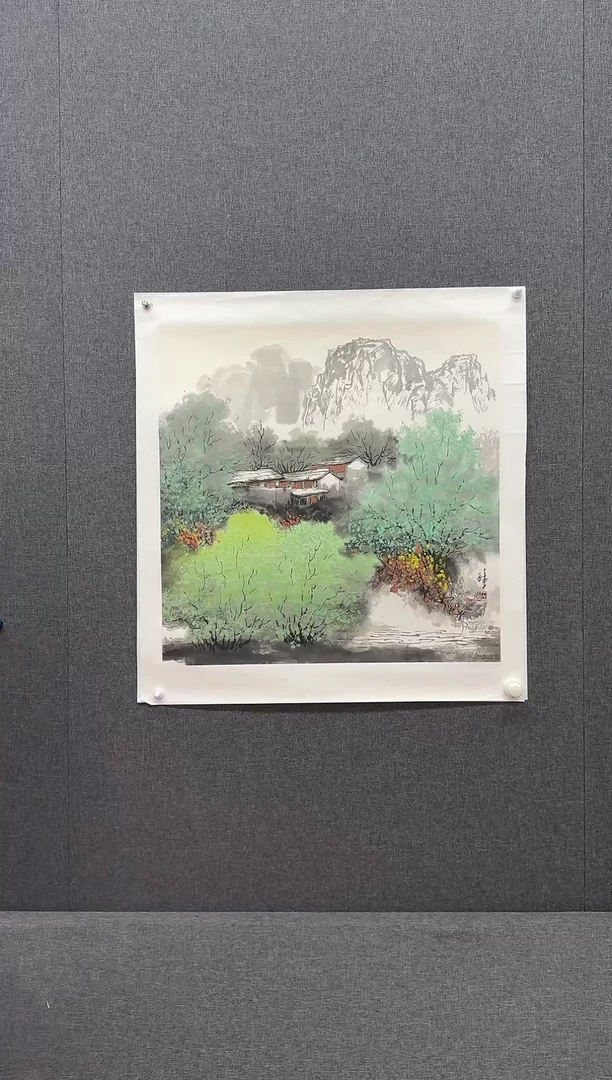 纸本1炳山艺术-----王立堂水乡绘画作品