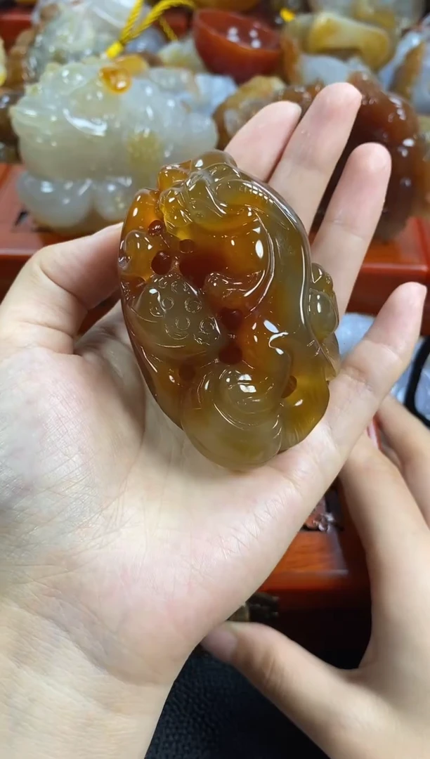 玛瑙/玉髓手把未镶嵌庄**家1