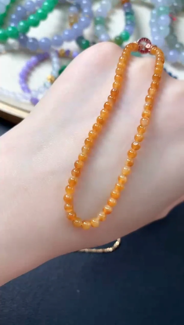 未镶嵌手串翡翠D379|880