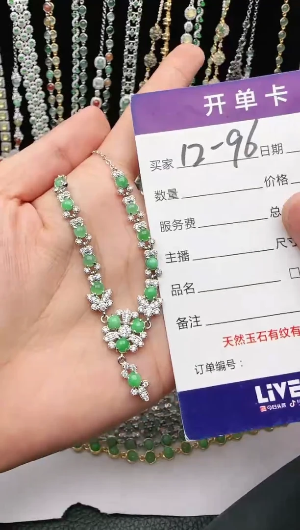 翡翠戒指银S925镶嵌2222