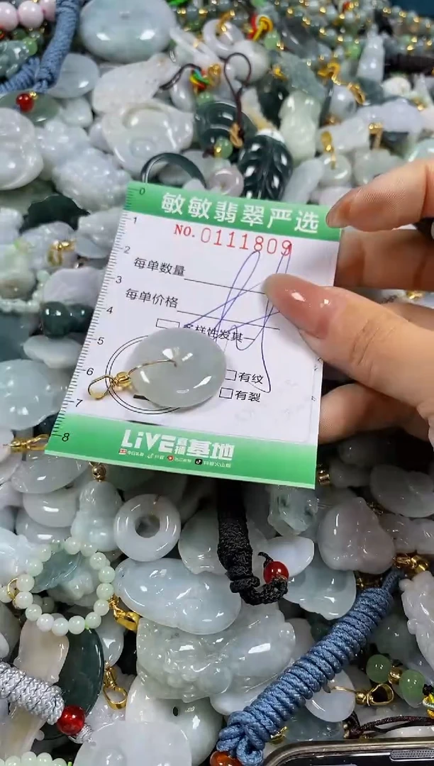 【闪购商品】翡翠颈饰未镶嵌闪购0111809多样性发其一