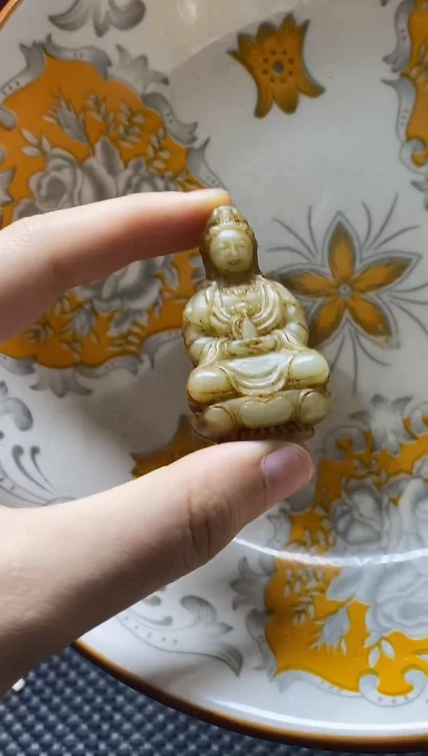 瓷片瓷片 瓷器 摆件 1个