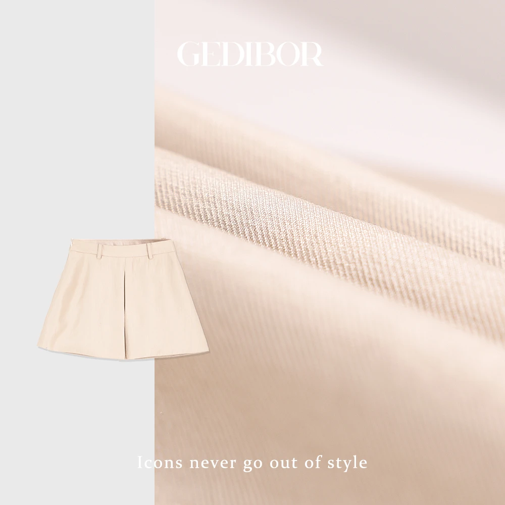 【GEDIBOR】“百搭神器”极简夏季通勤大气A字半身裙