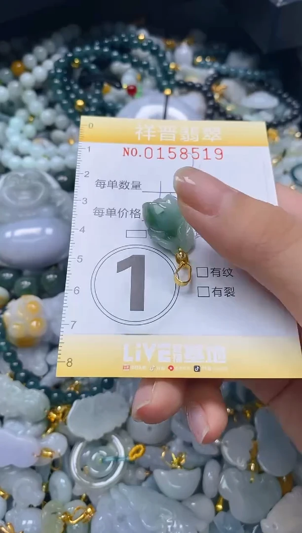 翡翠未镶嵌颈饰闪购0158519