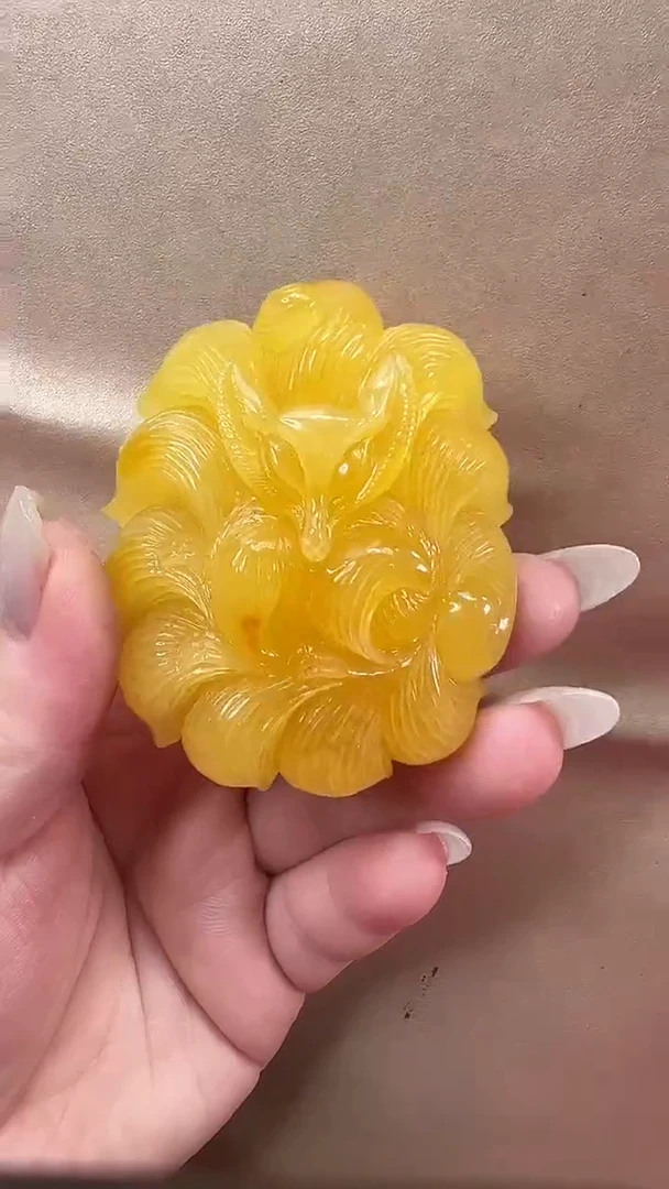 琥珀颈饰未镶嵌吊坠