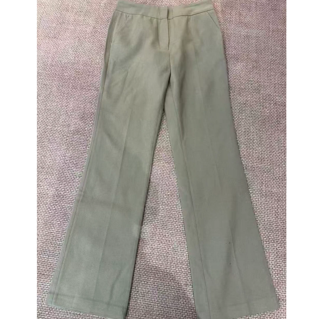 【NO退NO换 不回娘家】刺绣微喇休闲裤 21TJK6402