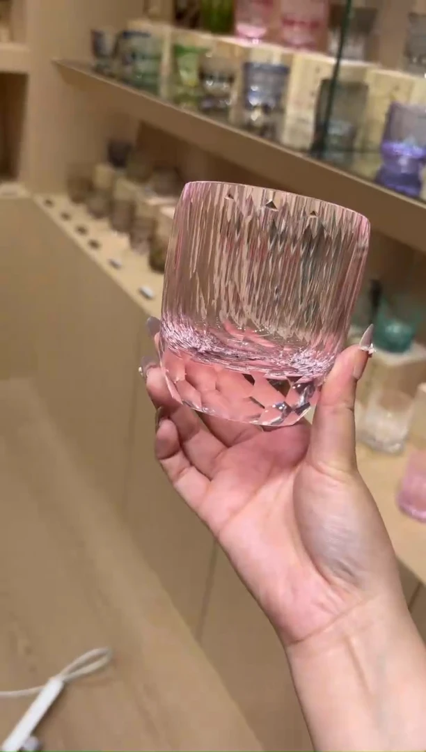 直播间单只 粉色钻杯