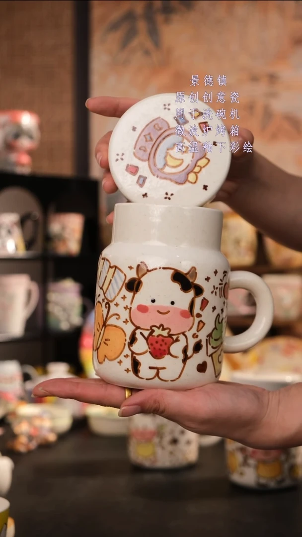 摆件陶毛*子旺的可以陶瓷设计师款