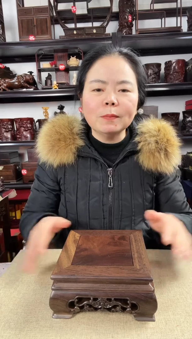 木灵芝正方老李红木工艺品老李红木工艺品