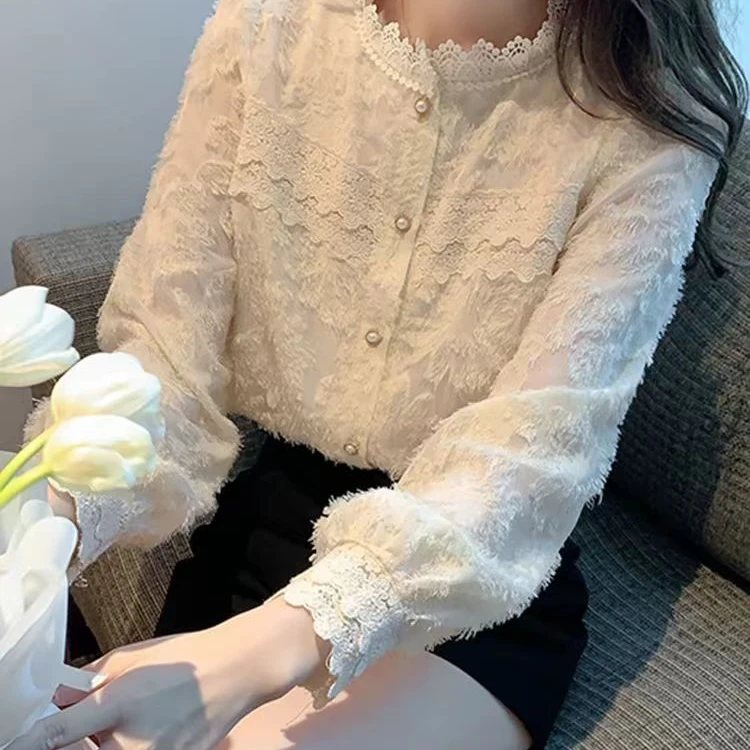 B17加绒加厚女秋冬新款半高领法式气质小内搭打底高级感上衣