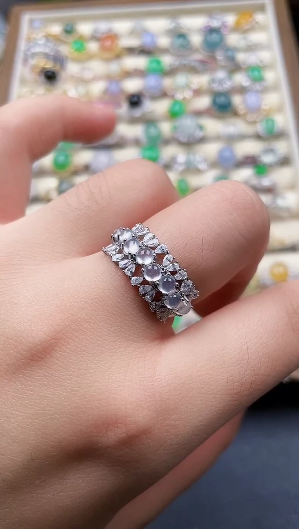 银S925镶嵌戒指翡翠42